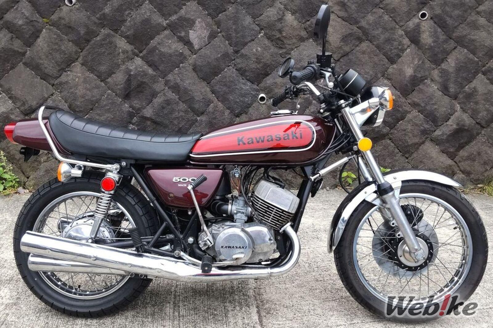 Standing Out in Style: KAWASAKI 500SS MACH3(H1) Custom - Webike