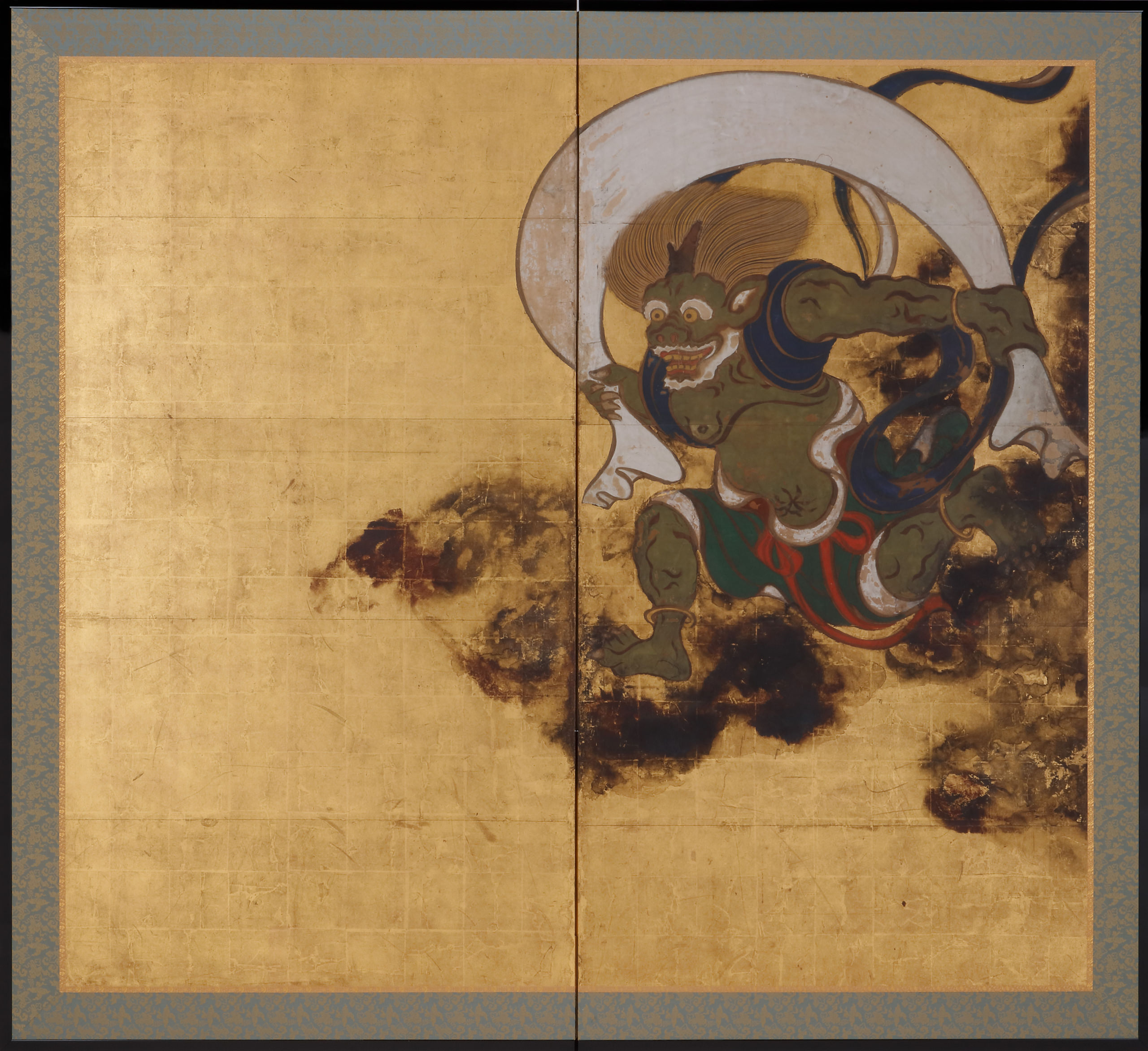 風神雷神図屏風｜作品紹介｜キヤノン 綴プロジェクト｜キヤノングローバル