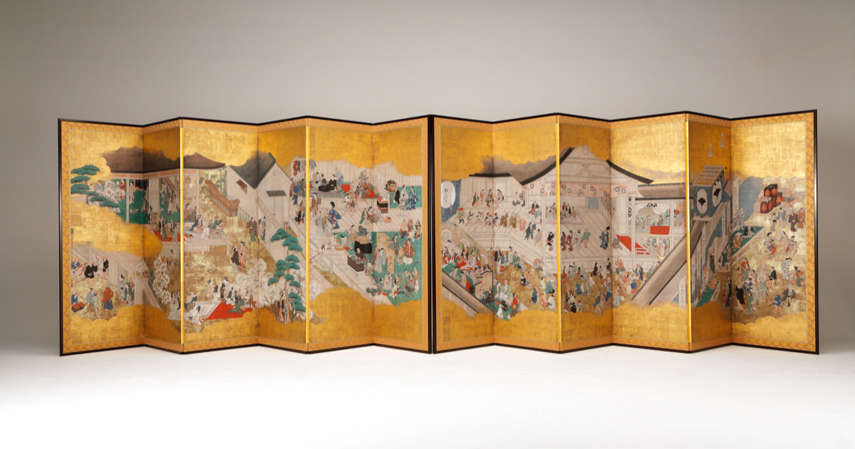 浮世絵歌舞伎図3枚綴り版画 [B31604] 浮世絵歌舞伎図3枚綴り