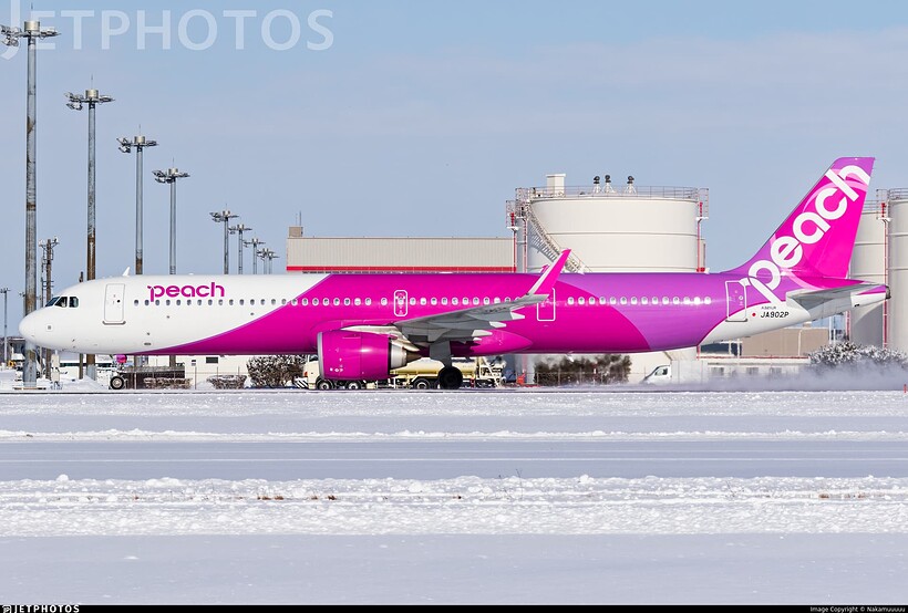 Peach Airbus A321 neo 【即日発送】