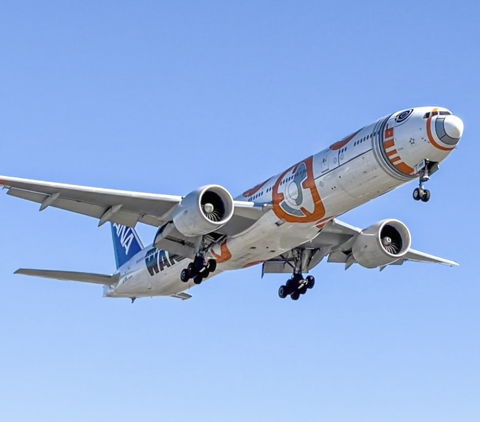 All Nippon Airways to retire the BB-8 themed Boeing 777-300ER