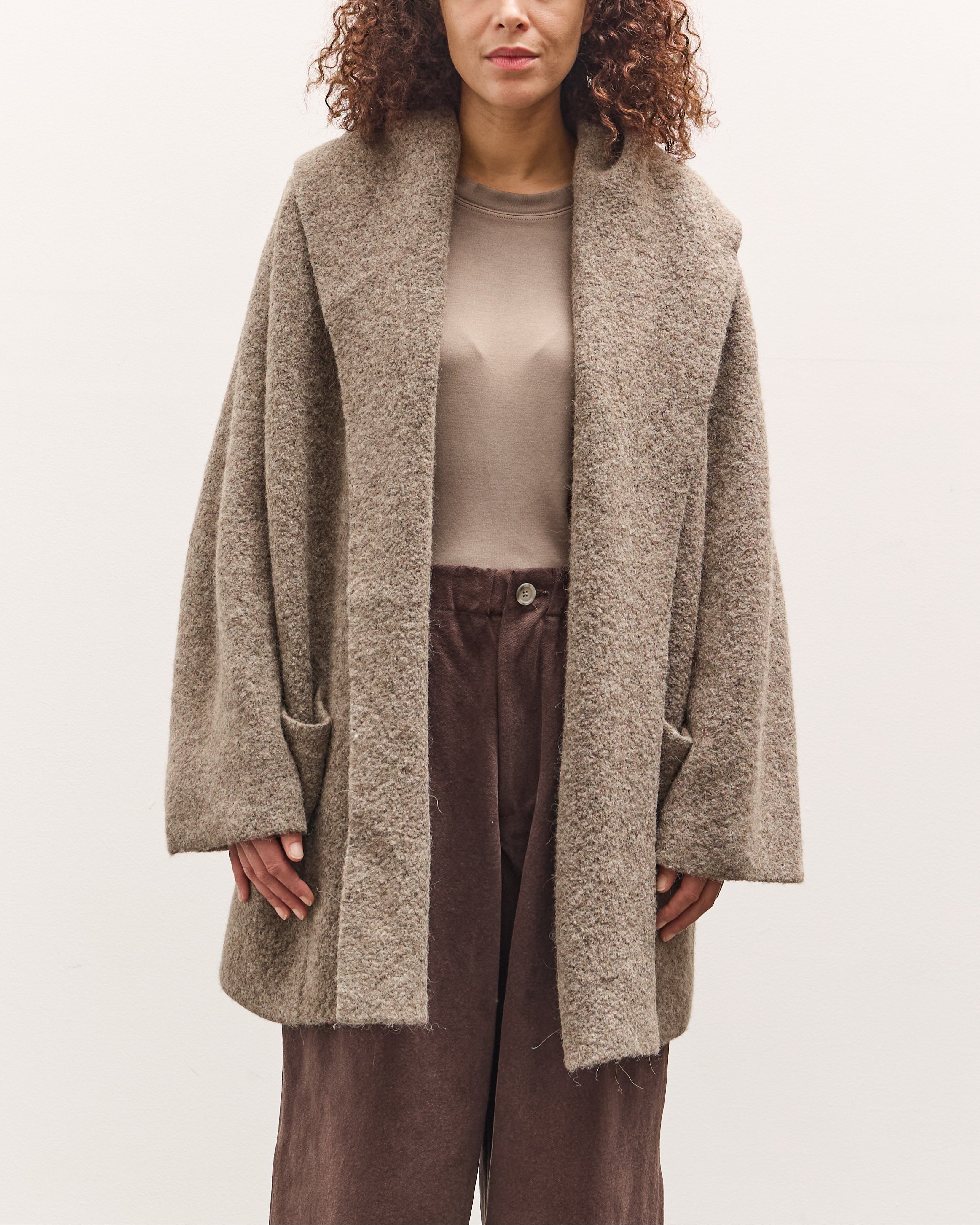 Lauren Manoogian Double Face Coat, Walnut – Glasswing