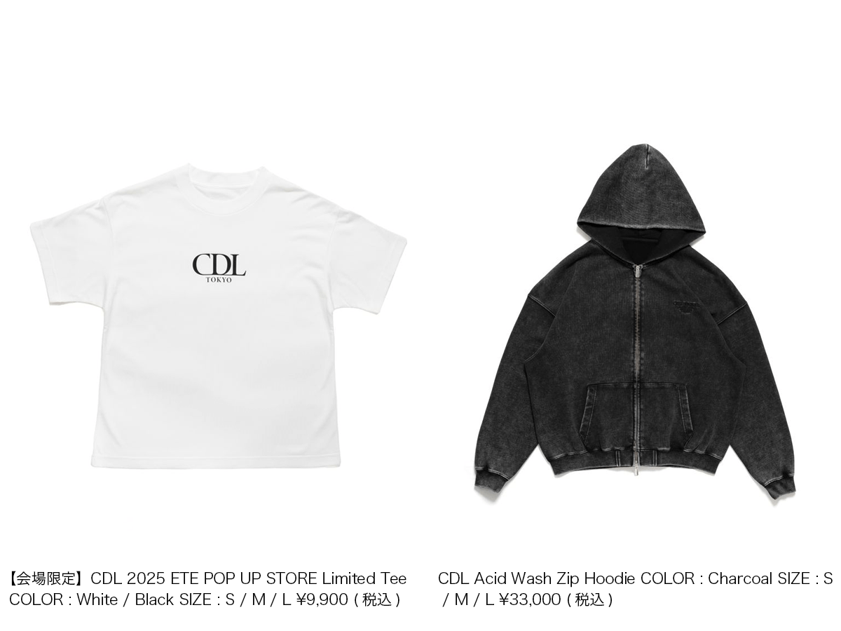 Lサイズ CDL POPUP 限定Tシャツ ポップアップ OMI CDL TOKYO CAP 登坂