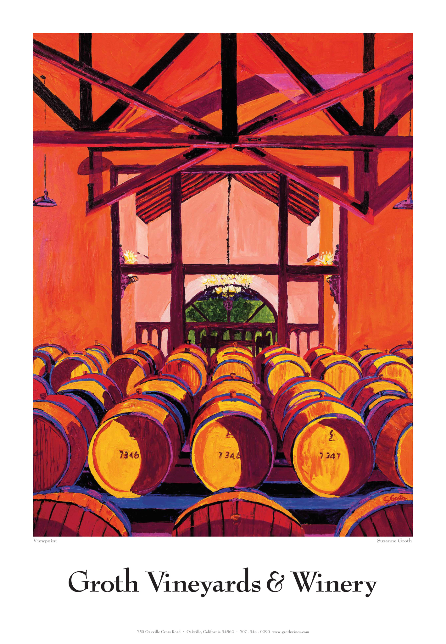 Viewpoint Poster | Groth Vineyards & Winery