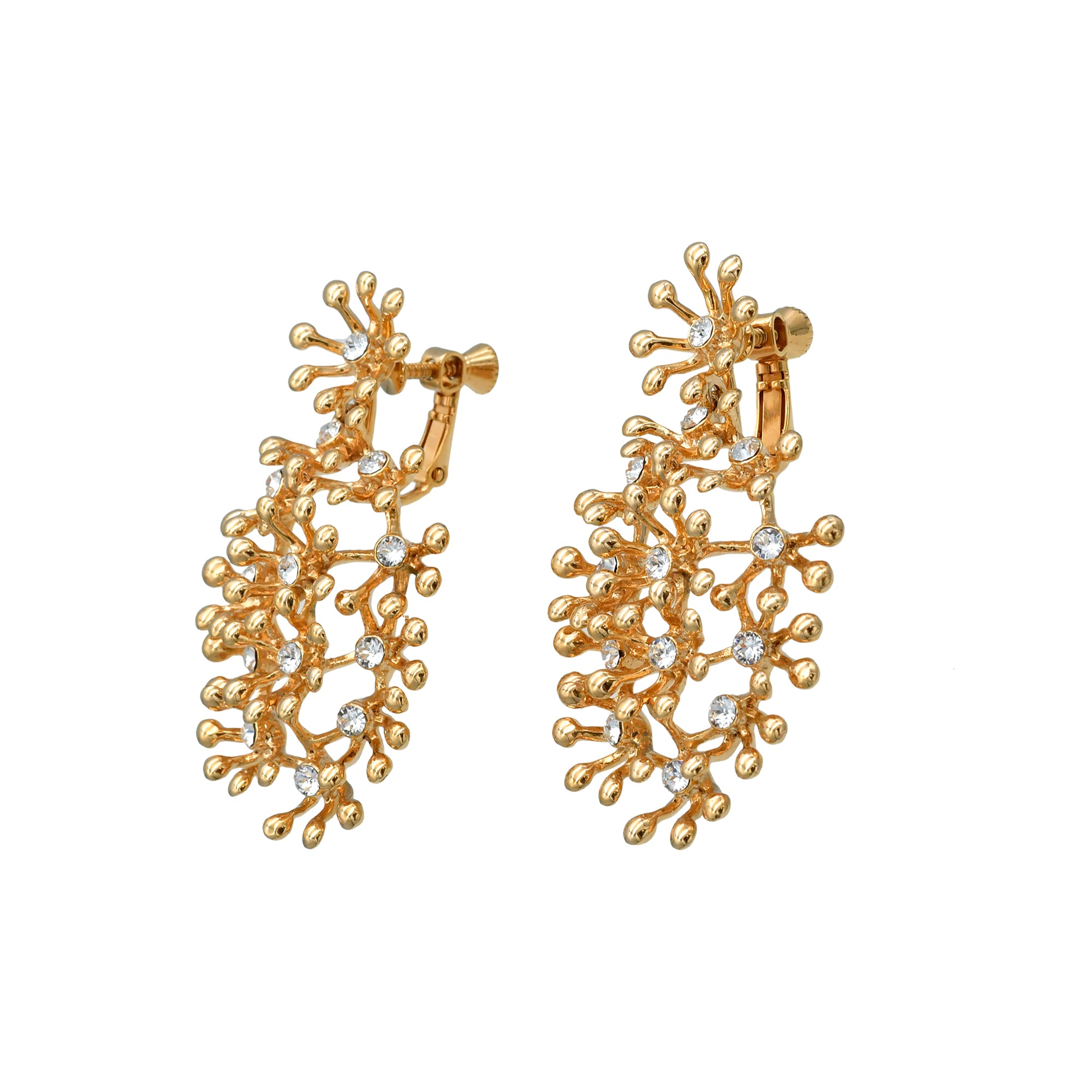 ブリリア オーバルイヤリング