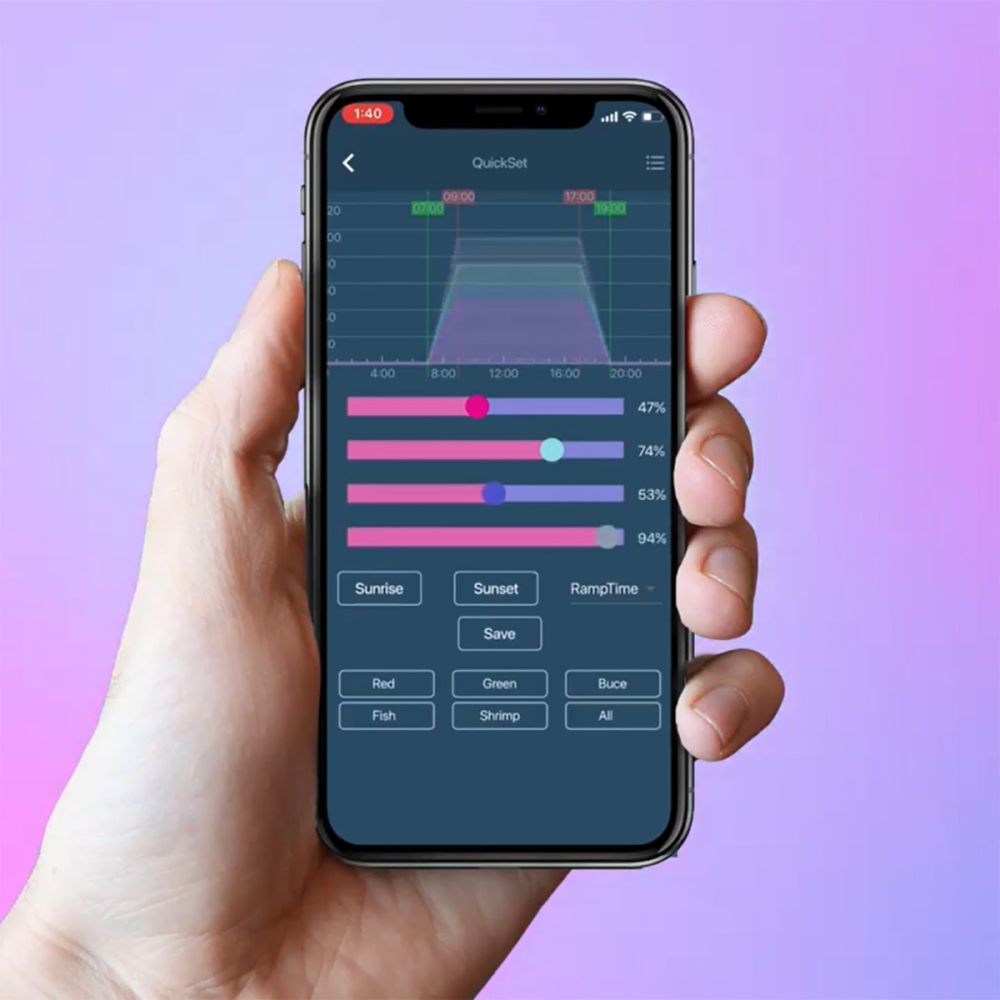 Chihiros WRGB II 30 - 30-45cm 33W 3000lm - 10th Edition | Green Aqua