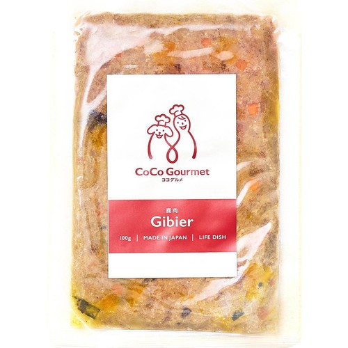 ペット用】 ココグルメ 冷凍国産ジビエ−鹿肉−&ビーツ(愛犬用) 100g