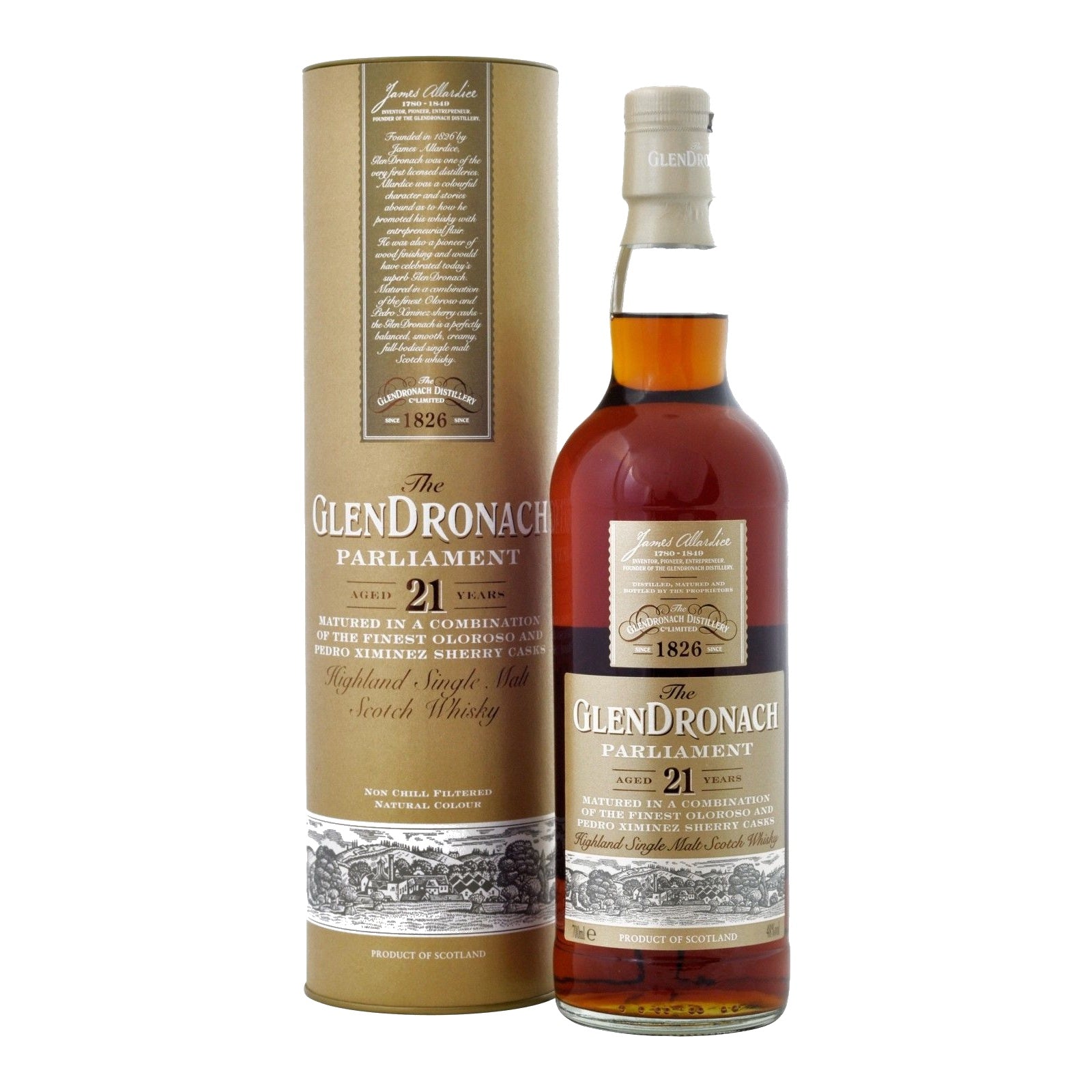 The GlenDronach 21 Years Old Parliament Highland Single Malt