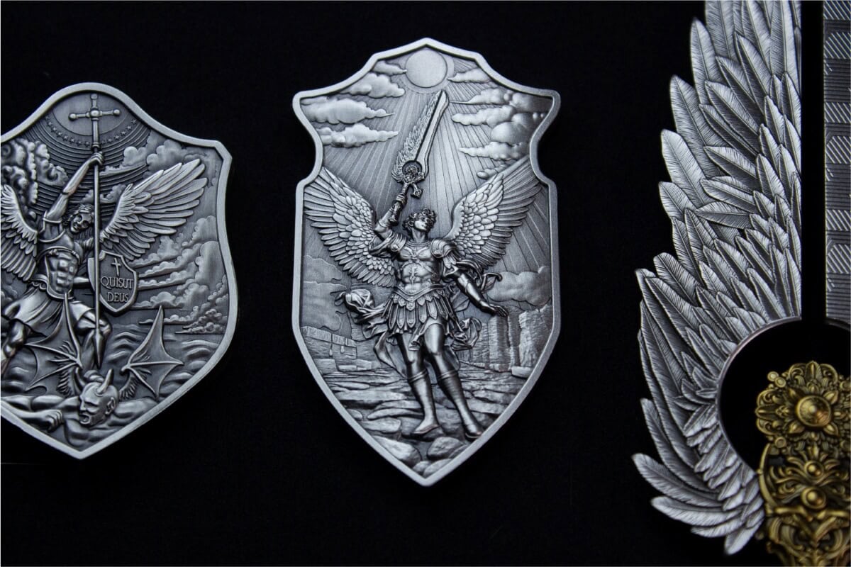 2025 South Korea The Shield of St. Uriel 2 oz Silver Stacker