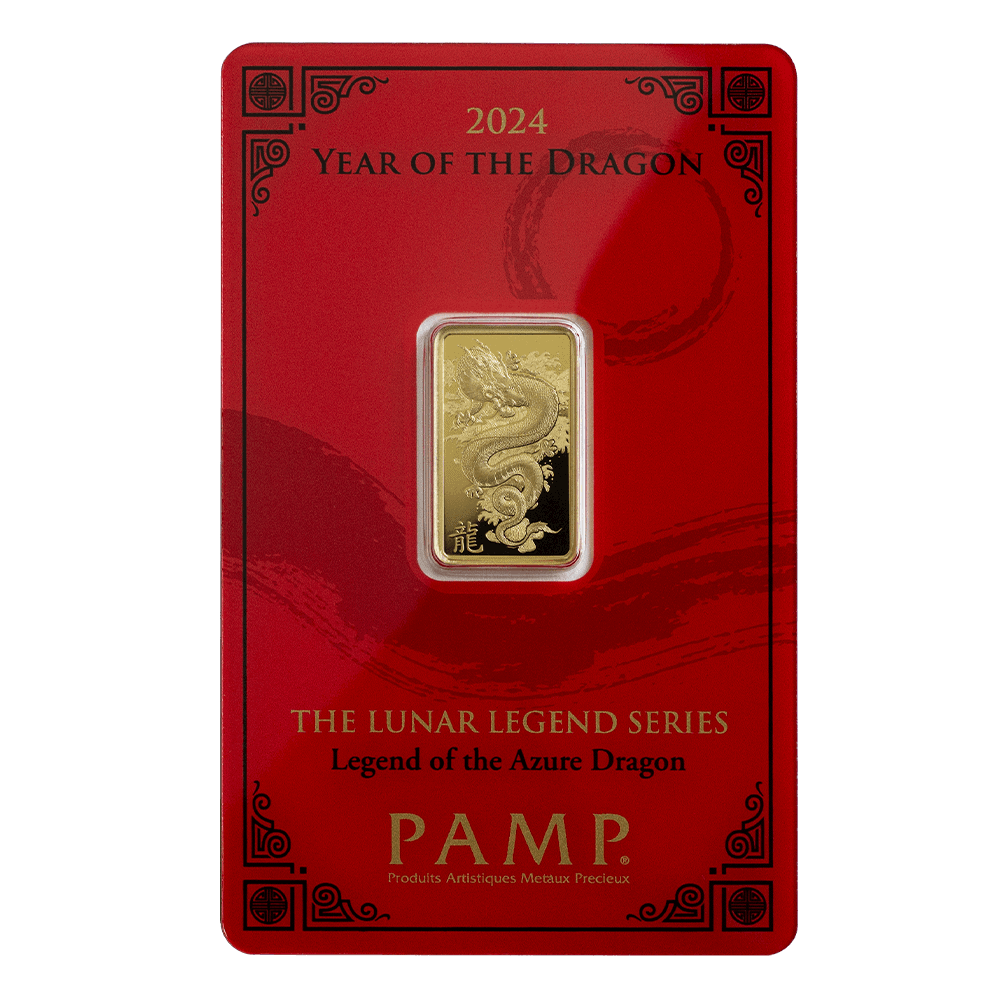Silver Coin 1 Oz PAMP Suisse Silver Bar - Legend Of The Azure