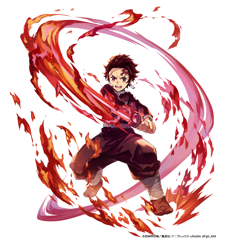 Cake Rabbits 鬼滅の刃 ヒノカミ神楽 炎舞 竈門炭治郎 スリーブ 鬼滅