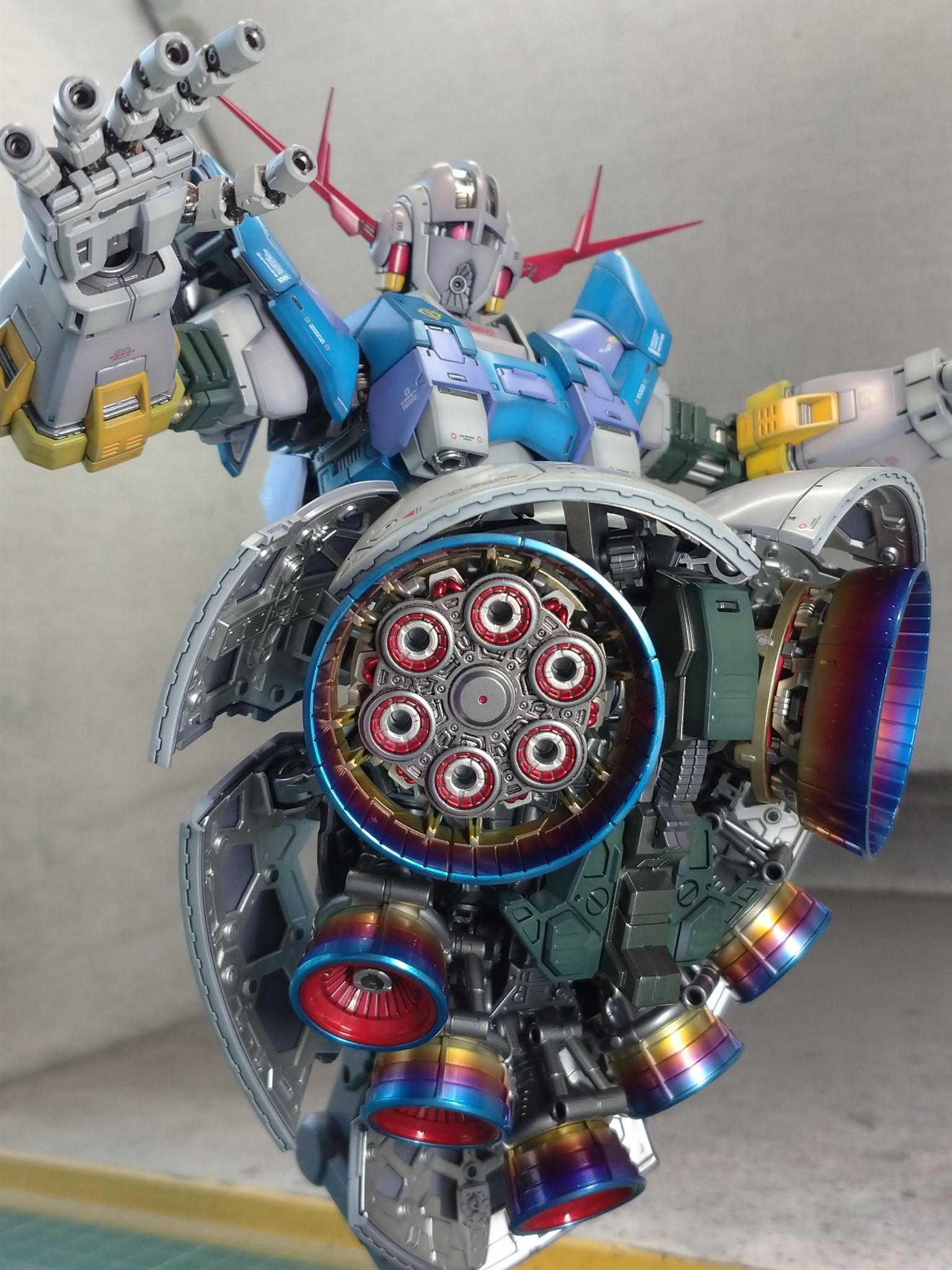 ガンプラ 塗装済み完成品 オリジナルカラー ミキシング グラデーション