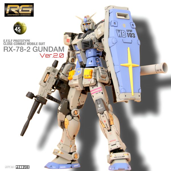 RG ガンダム Ver.2.0 G-3カラー仕様｜Ruyomoさんのガンプラ作品