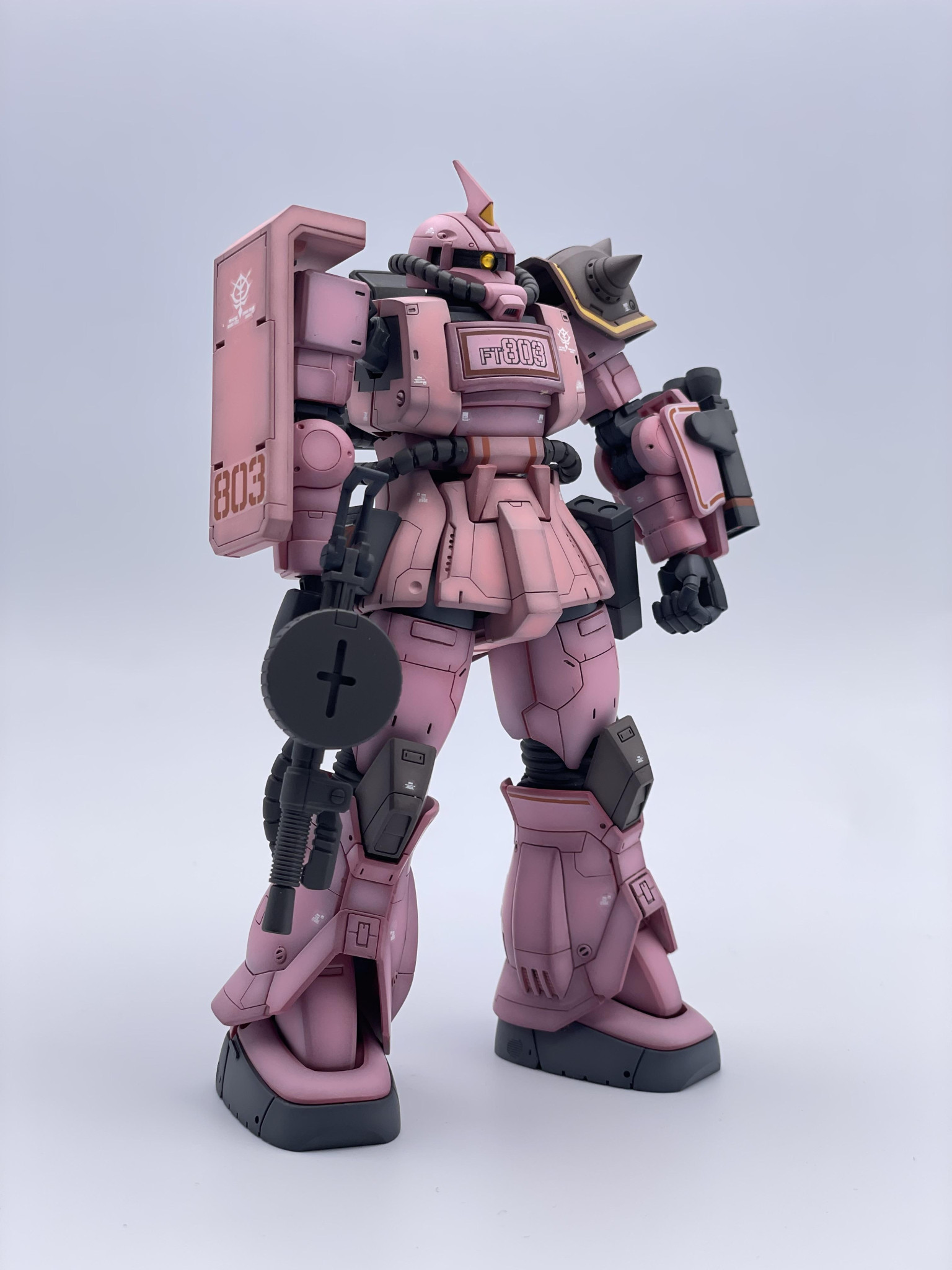 HG ザク・デザートタイプ ピンクパンサー隊機 塗装 完成品 HG 1/144