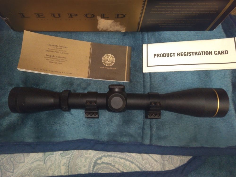 実物スコープ リューポルドVX2 3-9×40 リューポルドQRWリング付 実物