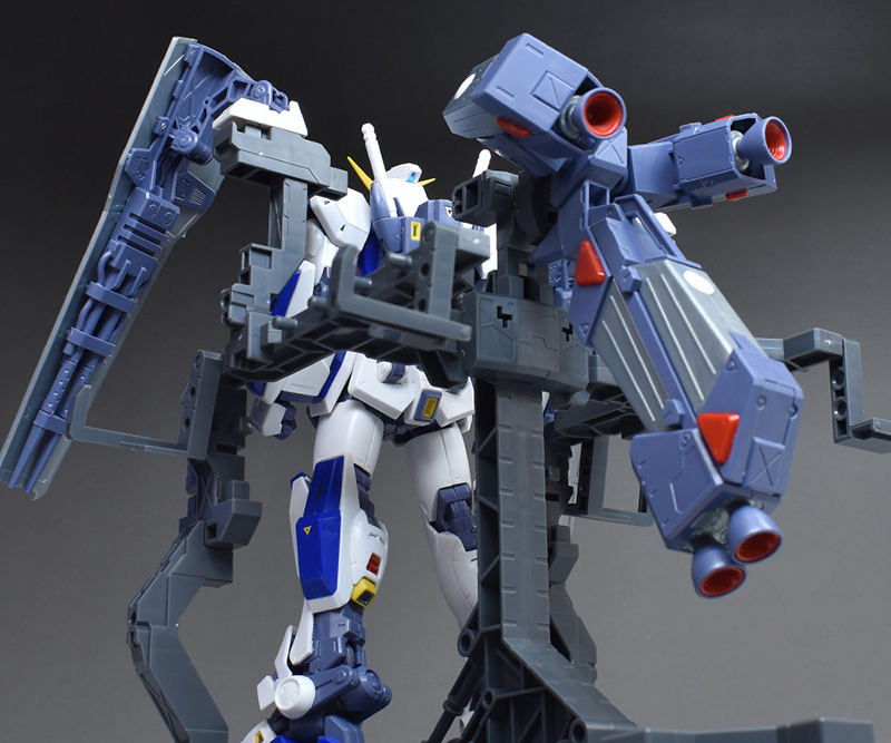 MG ガンダムF90用 ミッションパック 専用ハンガー 2個セット レビュー