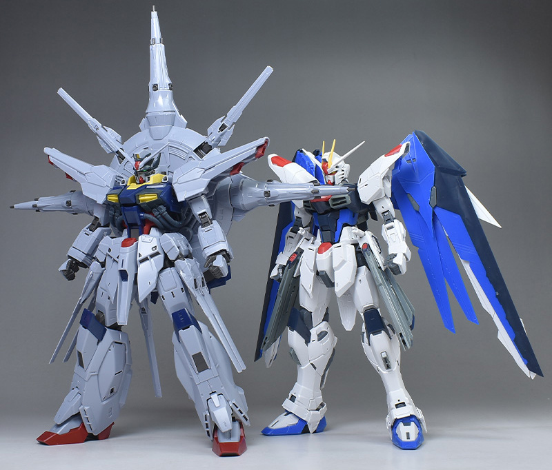 MG フリーダムガンダムver2.0 MG プロヴィデンスガンダム フレームが