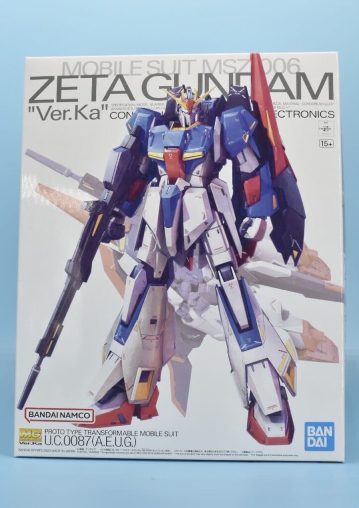 MG 1/100 Zガンダム Ver.Kaのレビューしてみた！キットの特徴や気に
