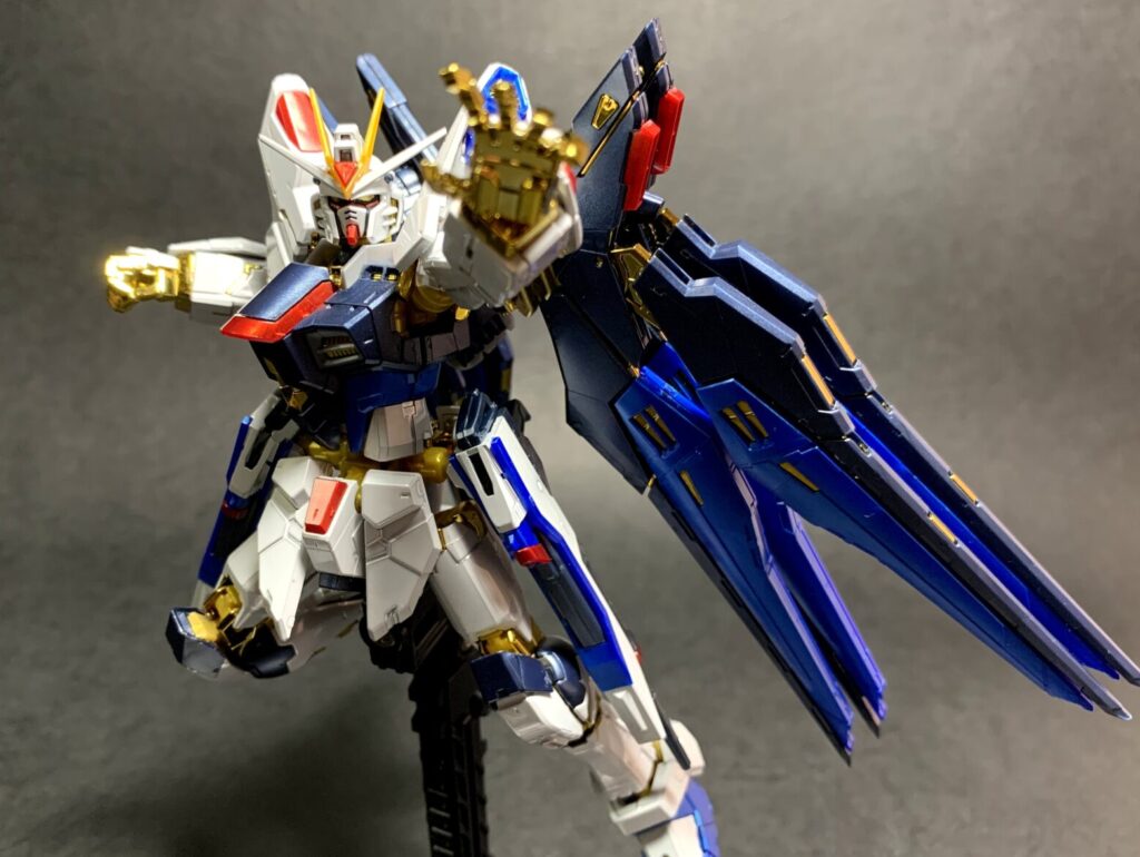 RGストライクフリーダム(チタニウムフィニッシver)&光の翼エフェクト