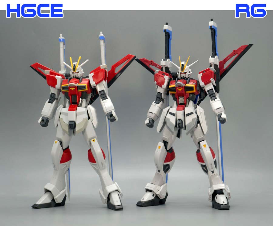 確認用 RG ソードインパルスガンダム RG フォースインパルスガンダム