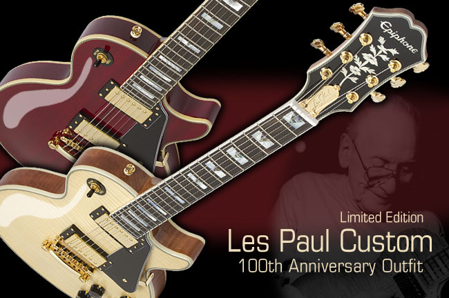 News: Epiphone Announce Ltd Ed Les Paul Custom 100th Anniversary