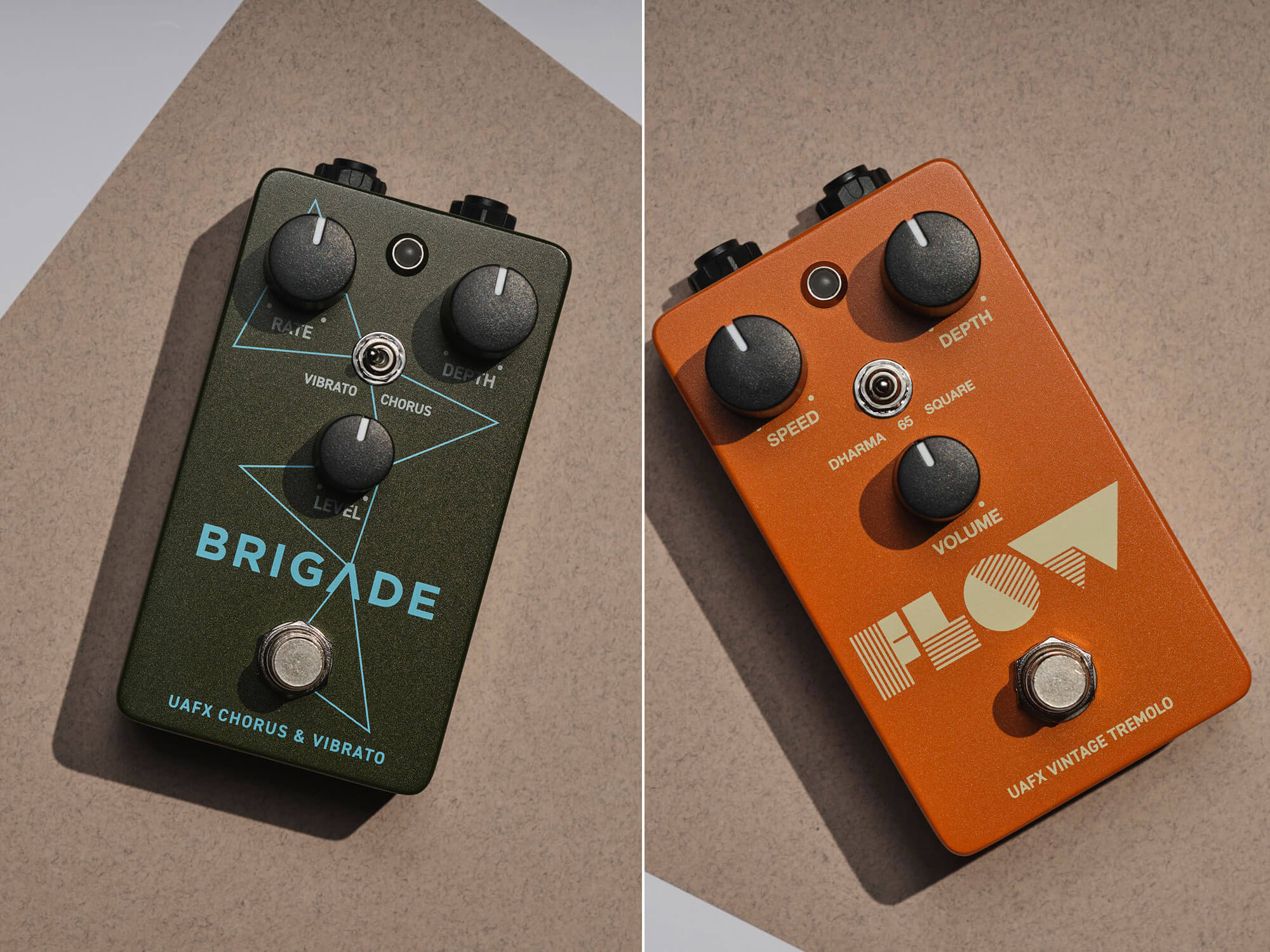 Save £100 on Universal Audio's excellent Flow and Brigade pedals