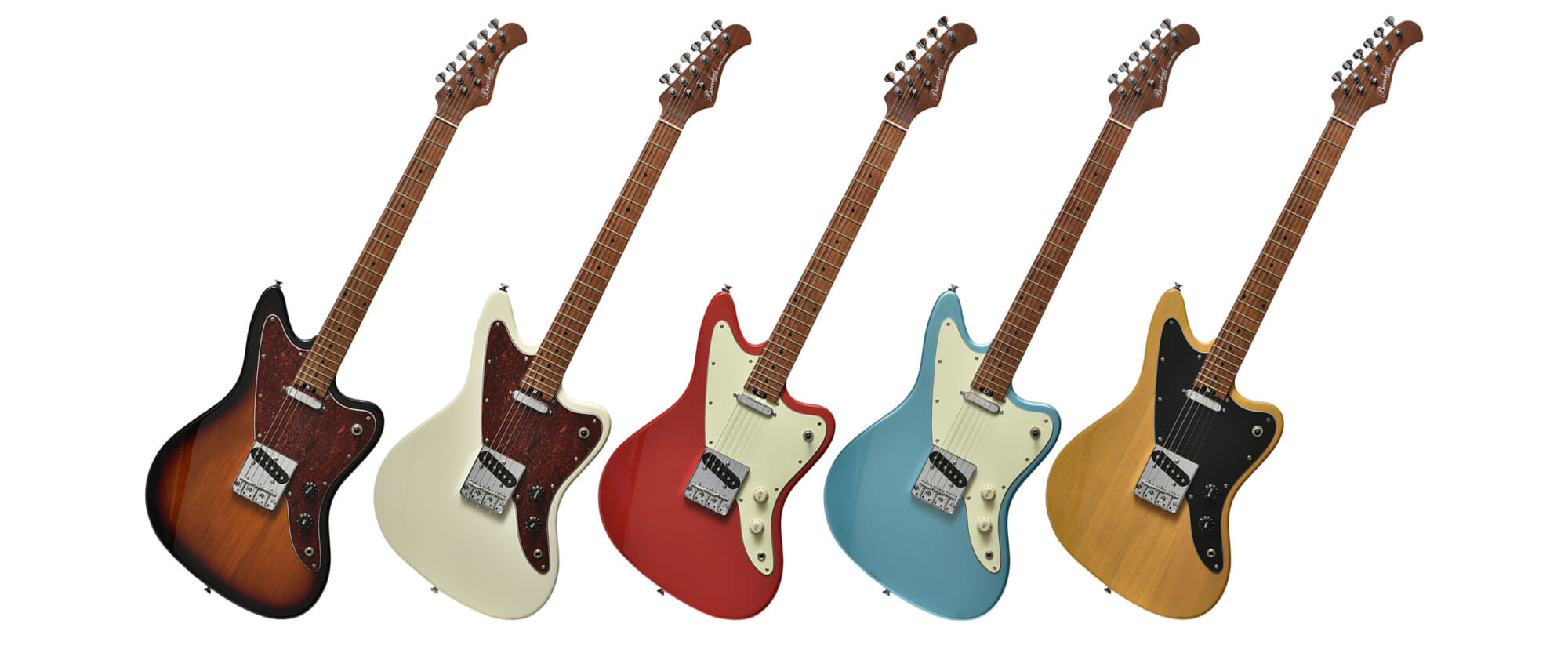 オフセット・ボディにTLタイプのハードウェアを搭載したBacchus“WINDY