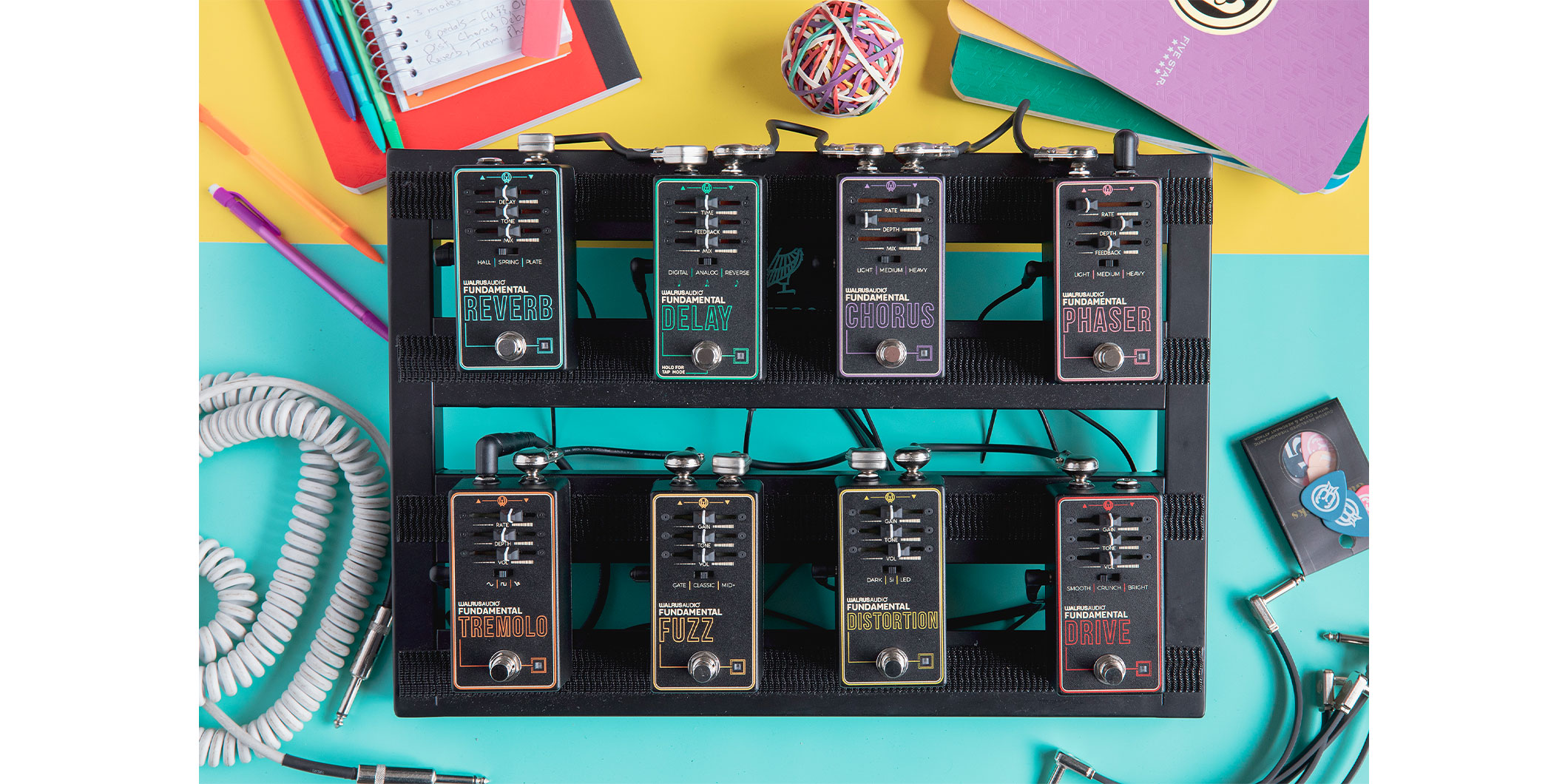 Walrus Audioより、エフェクト・ペダルの新シリーズ“Fundamental”が