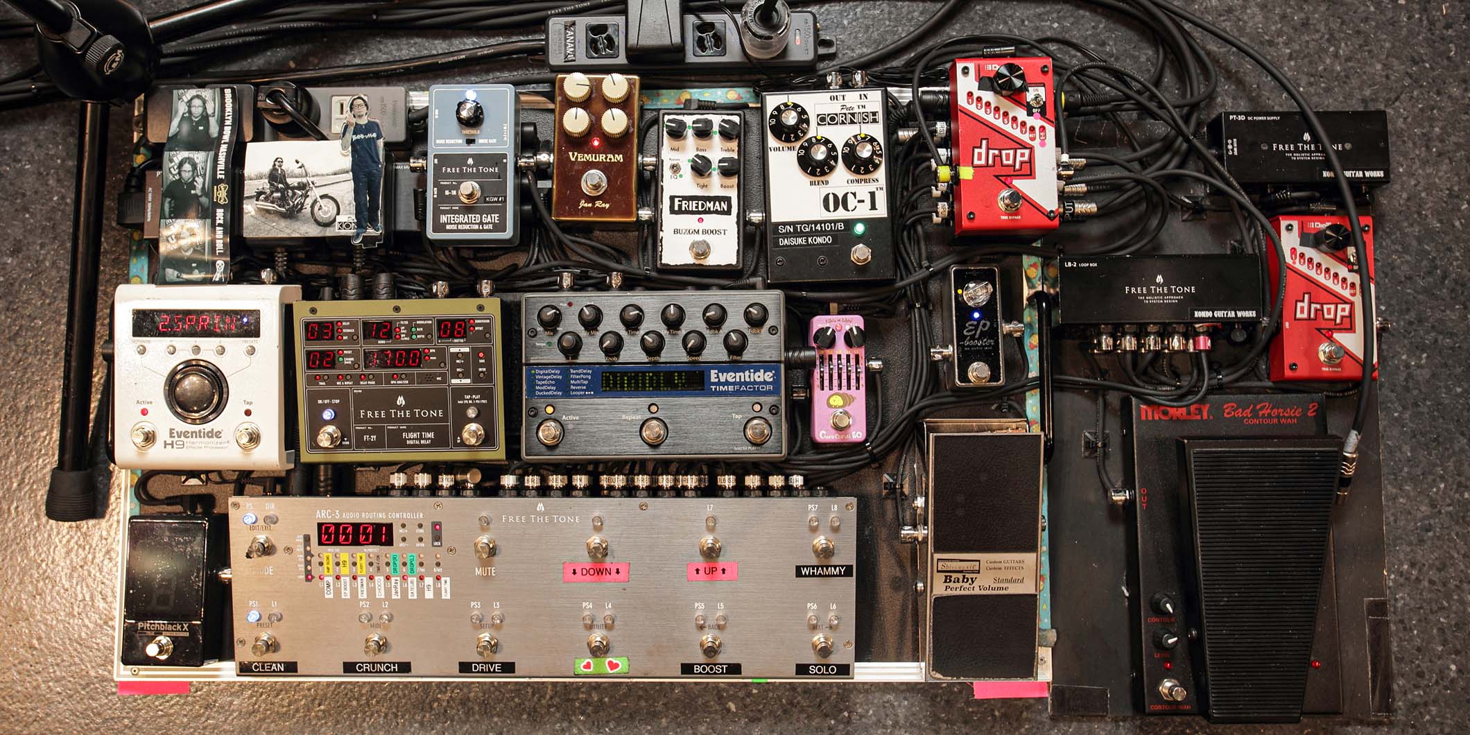 BAND-MAIDのハードなサウンドを支える、KANAMIのライブ用アンプと