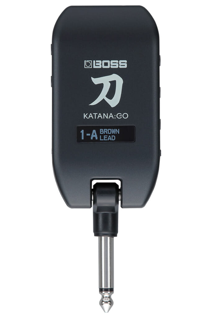 BOSSのギター用ヘッドホン・アンプ“KATANA:GO”が外観を一新して発売
