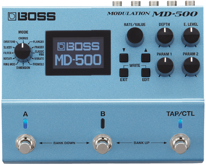 モジュレーション】BOSS ”MD-500” 28タイプのエフェクトを搭載した