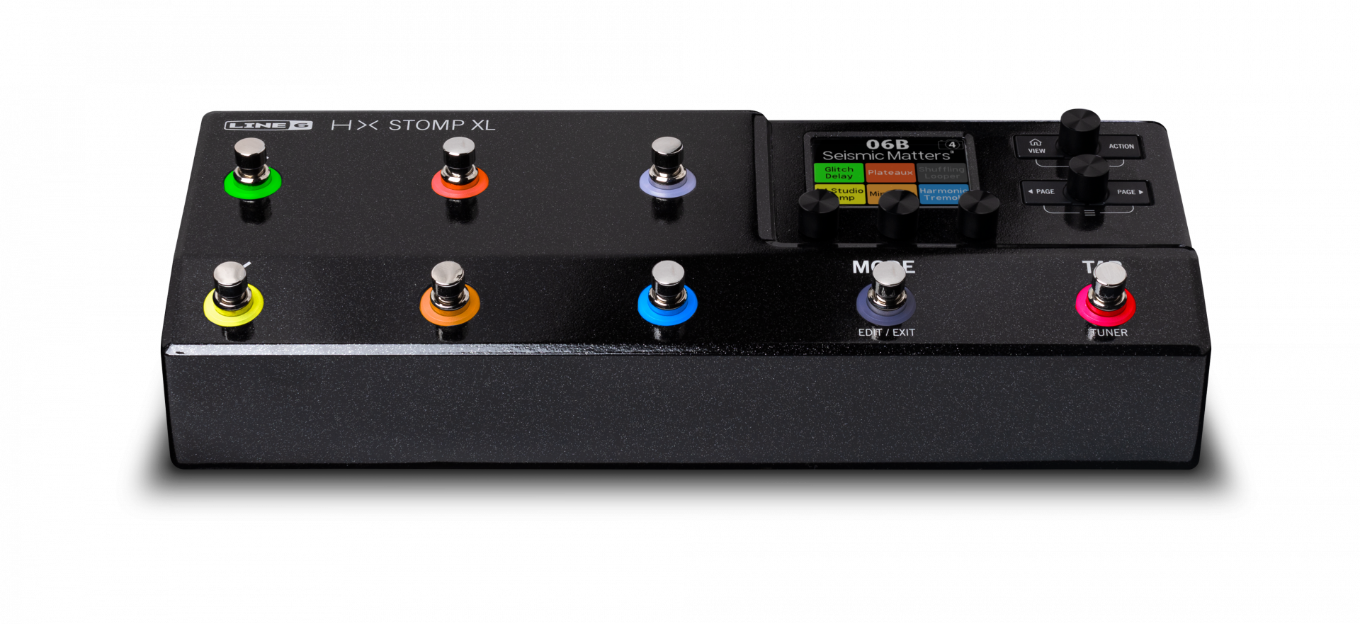 ギタープロセッサー】Line6 HX Stomp XL｜フットスイッチ5基追加など