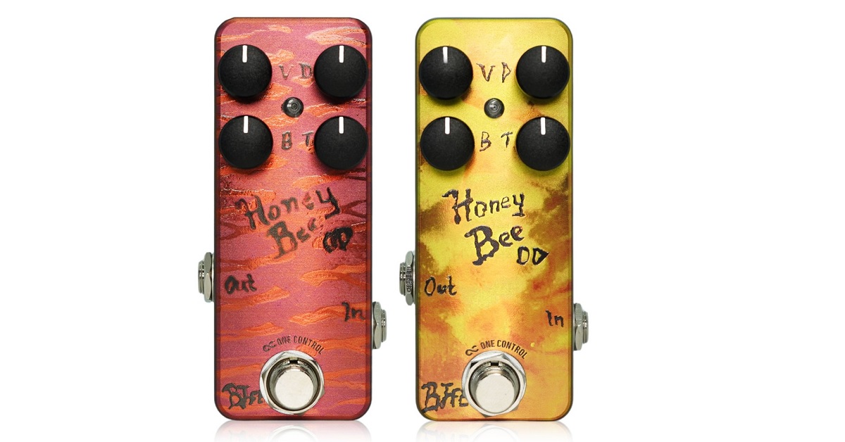 ギター Honey Bee OD 4K Mini Custom One Control Honey Bee OD 4K