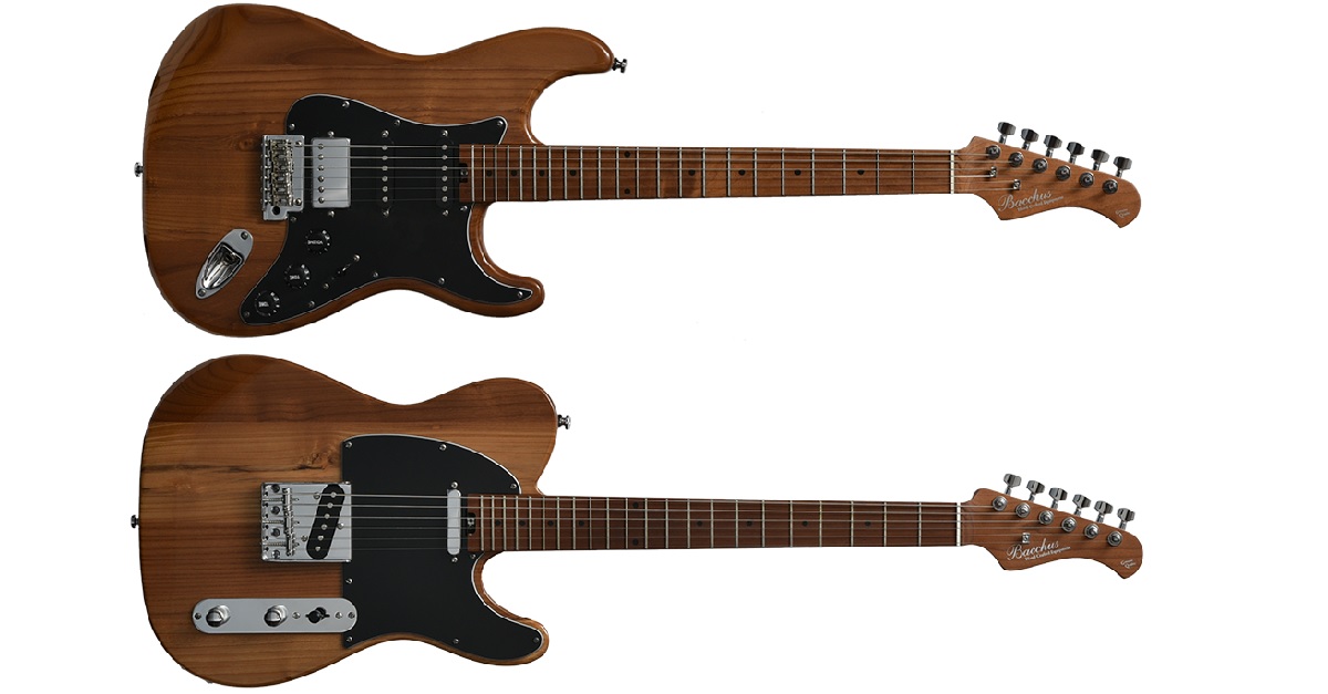 Bacchus BSH & BTE-ASH25 WRS/M｜ネックだけではなくボディにもロース