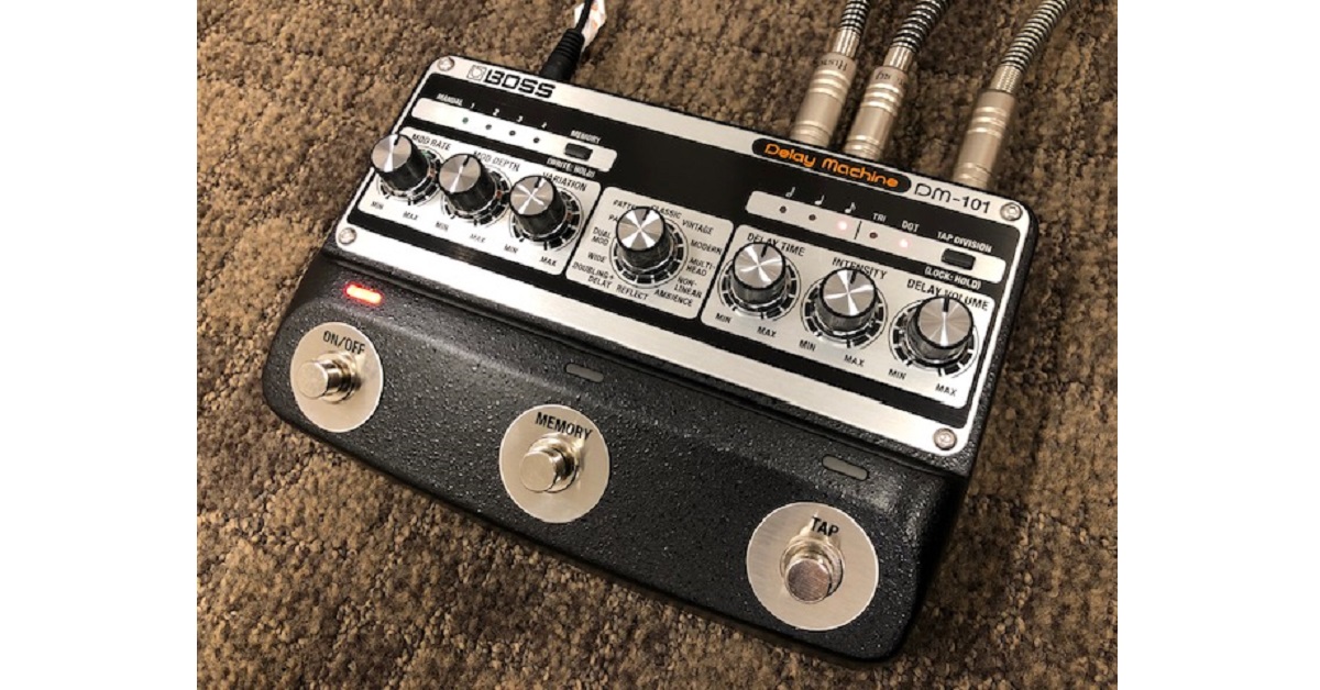 実機レビューあり】BOSS DM-101｜フル ・ アナログ設計によるサウンド