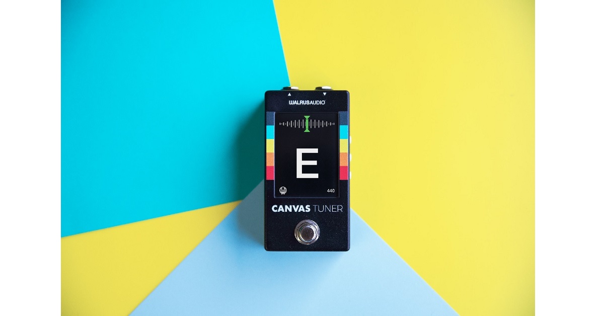 WALRUS AUDIO Canvas Tuner｜複数の方向に画面設定できる多機能で便利