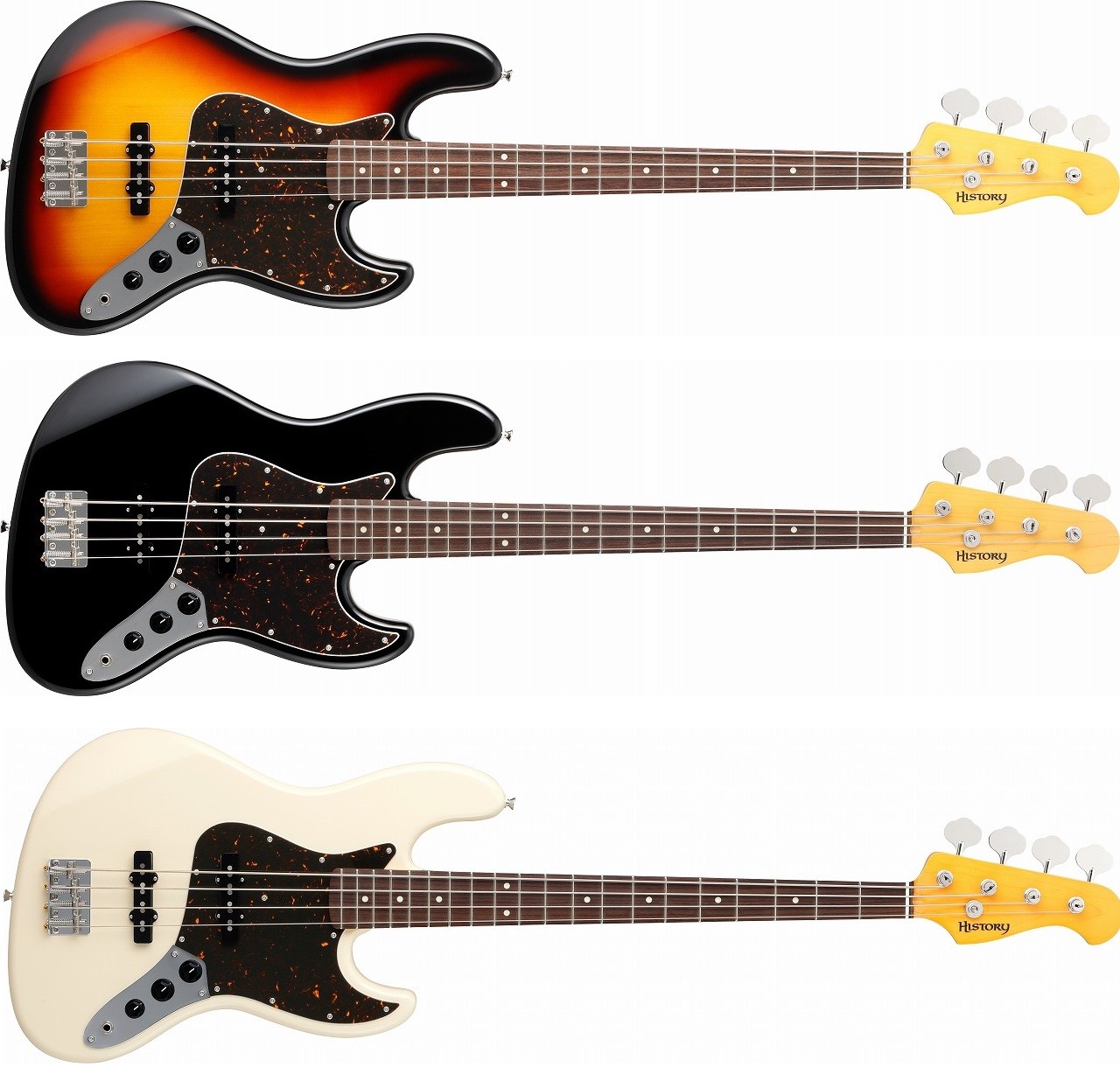 エレキベース】-HISTORY-既存モデルが一新！ヒストリーエレキベース