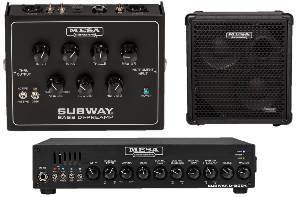 ベースアンプ/プリアンプ】MESA/Boogie SUBWAYベースアンプD-800の