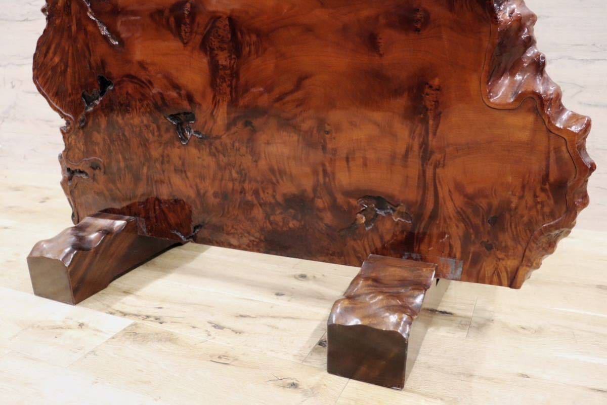 最高級 天然木 一枚板 衝立 しっかりした重厚感があるUsed・美品