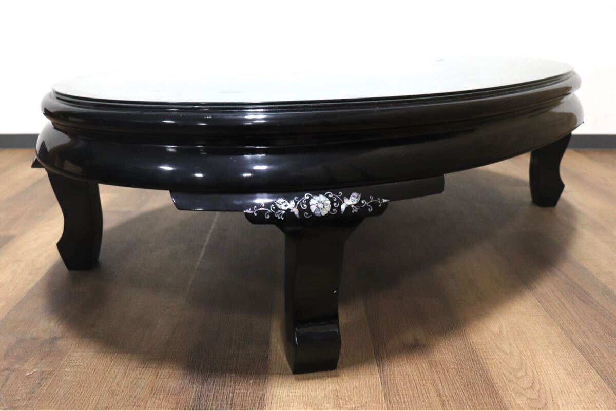 GMHS197○螺鈿細工 李朝家具 韓国美術 座卓 センターテーブル リビング