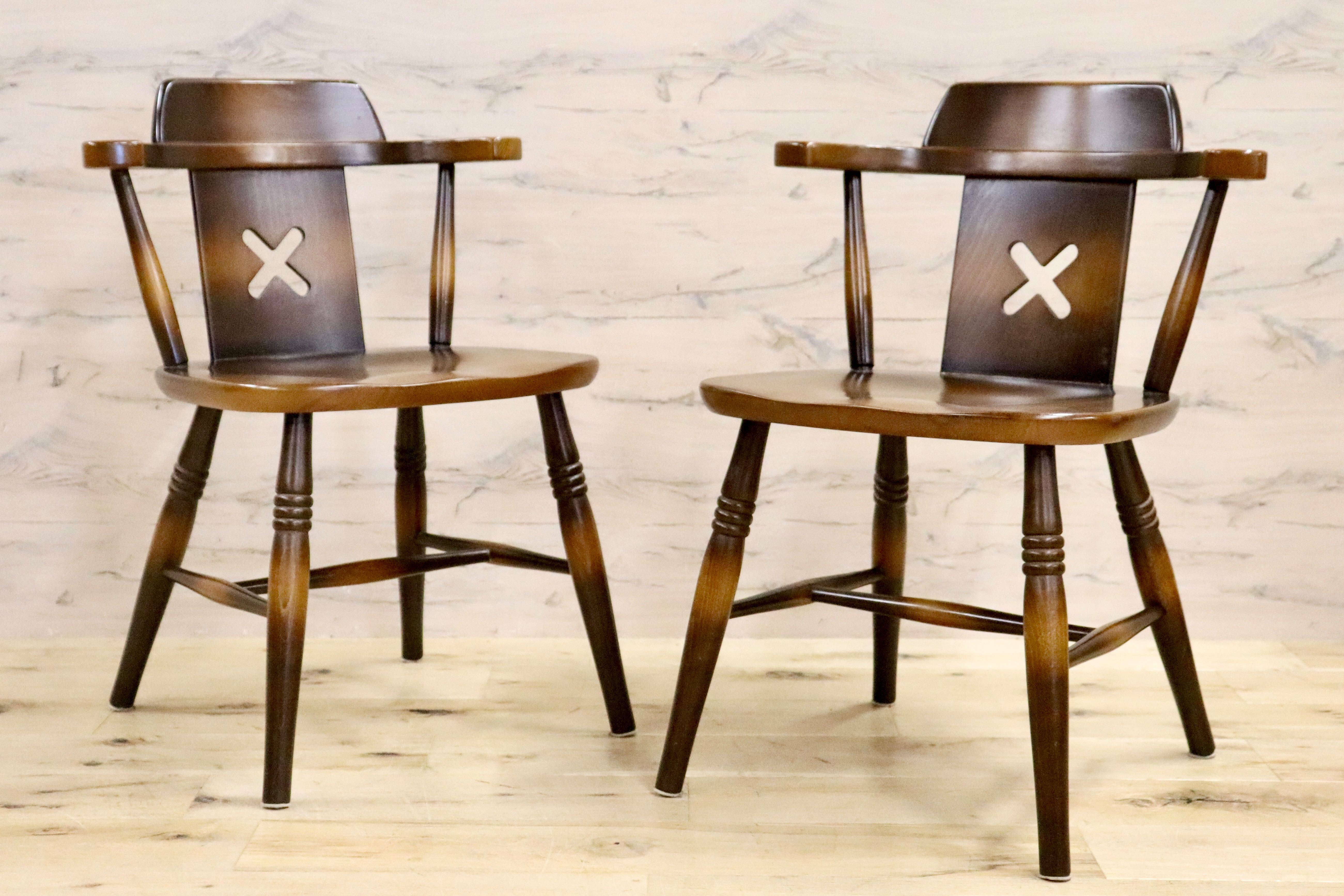 ✿昭和レトロ✿60s〜70s 飛騨産業 キツツキマーク ダイニングチェア