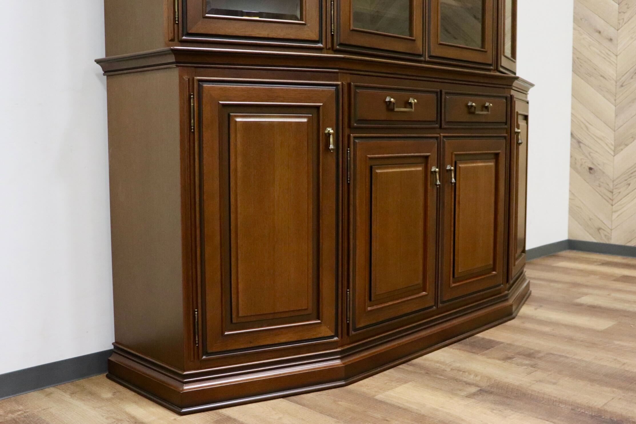 maruni マルニ木工地中海シリーズサイドボードキャビネット照明付き