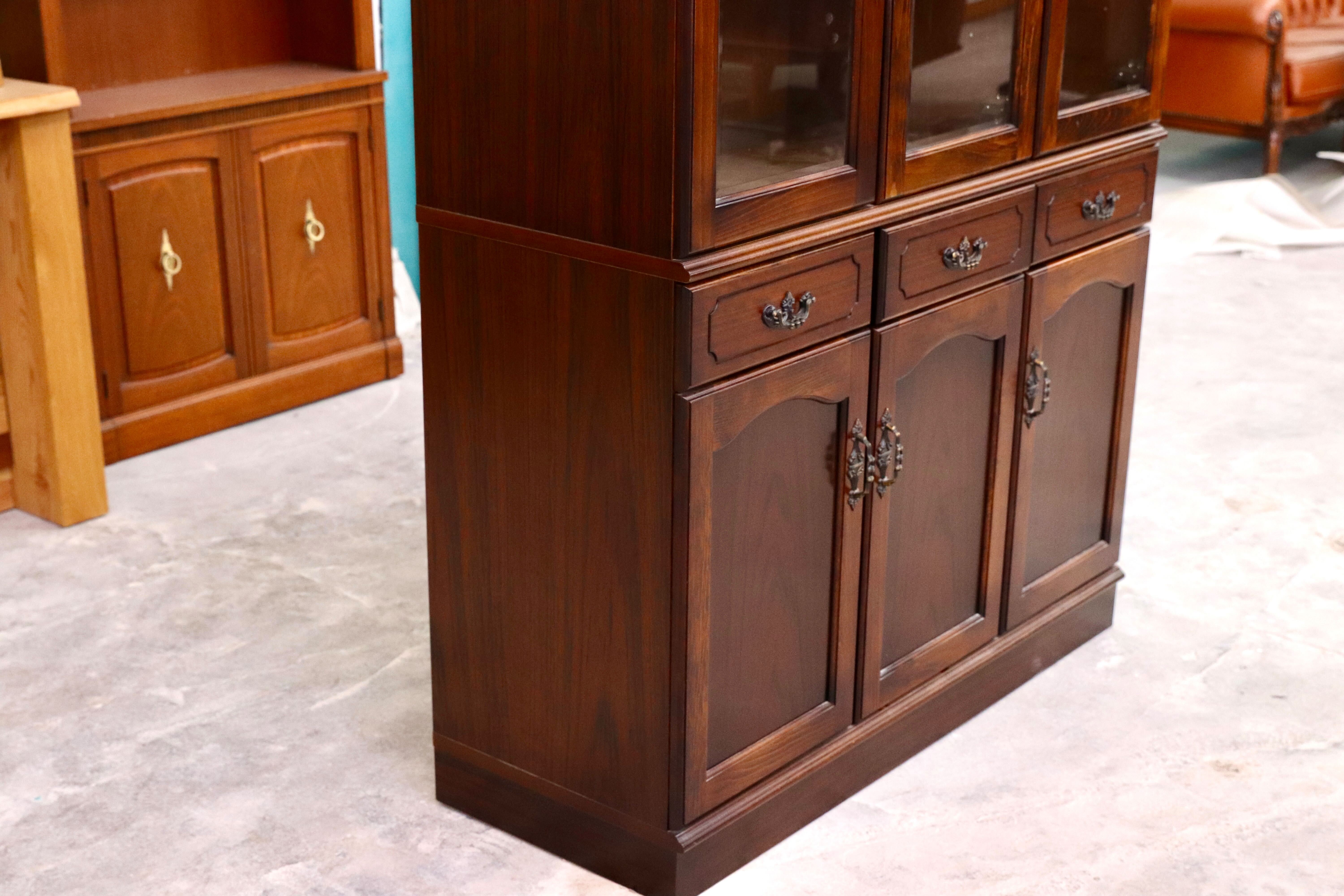 た12【karimoku】カリモク コロニアル 電話台 FAX台 花台 収納