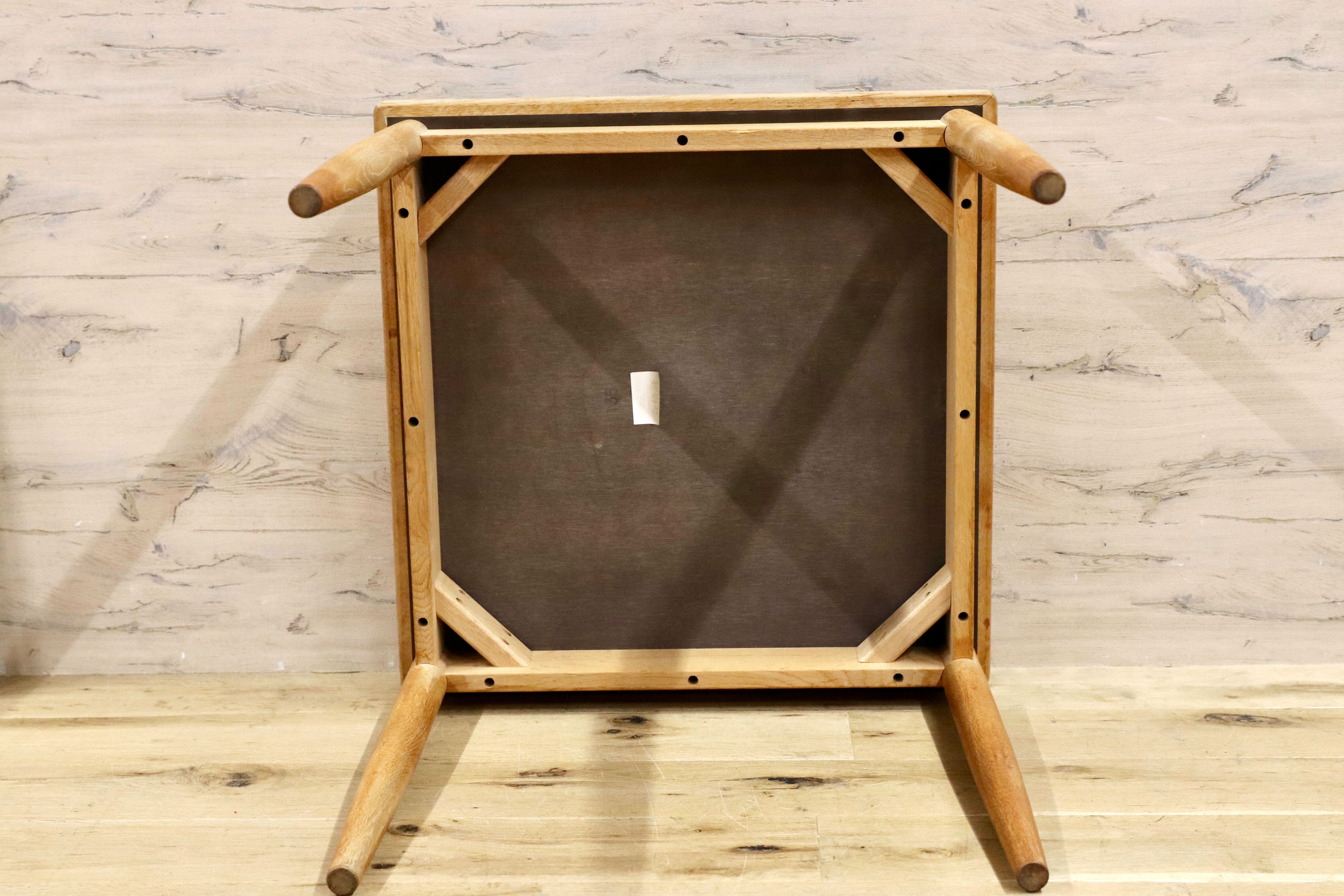 1073 オールドカリモク サイドテーブル デスク 陳列台 作業台