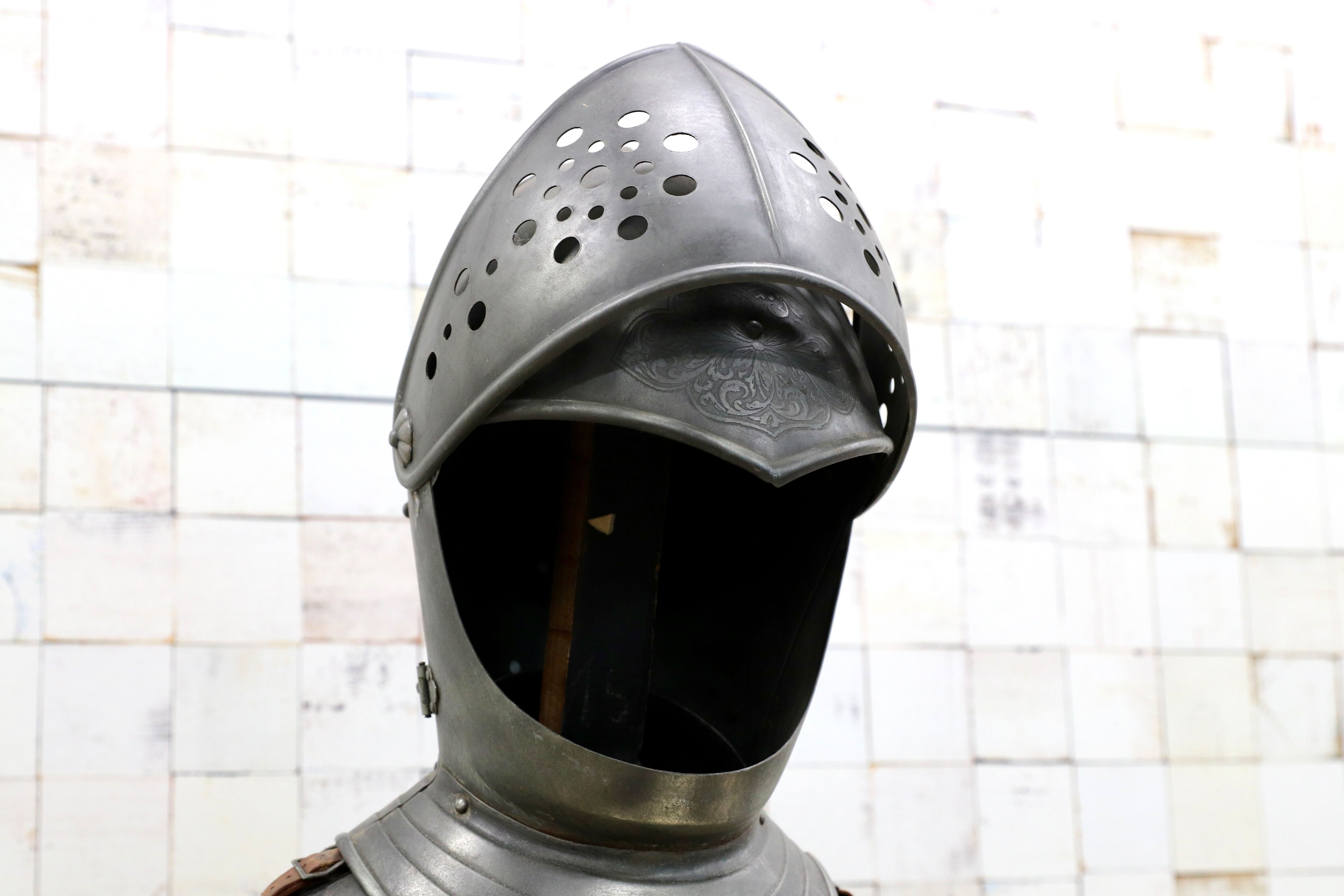 GMFH356○フランス製 アンティーク 甲冑 置物 オブジェ 西洋 195