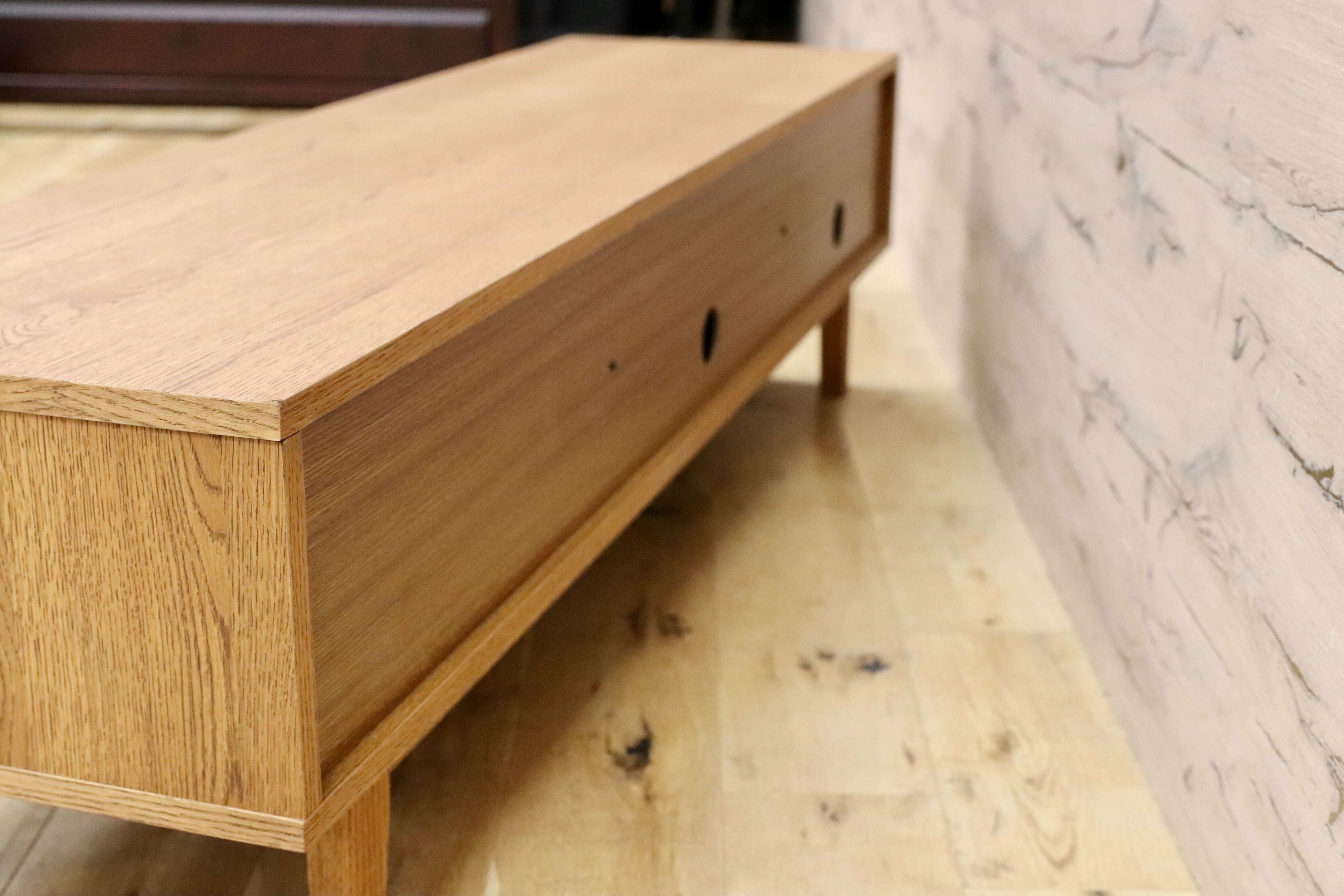 取付無料！ウニコ クルト 北欧風天然木ナチュラルテレビボード TV台