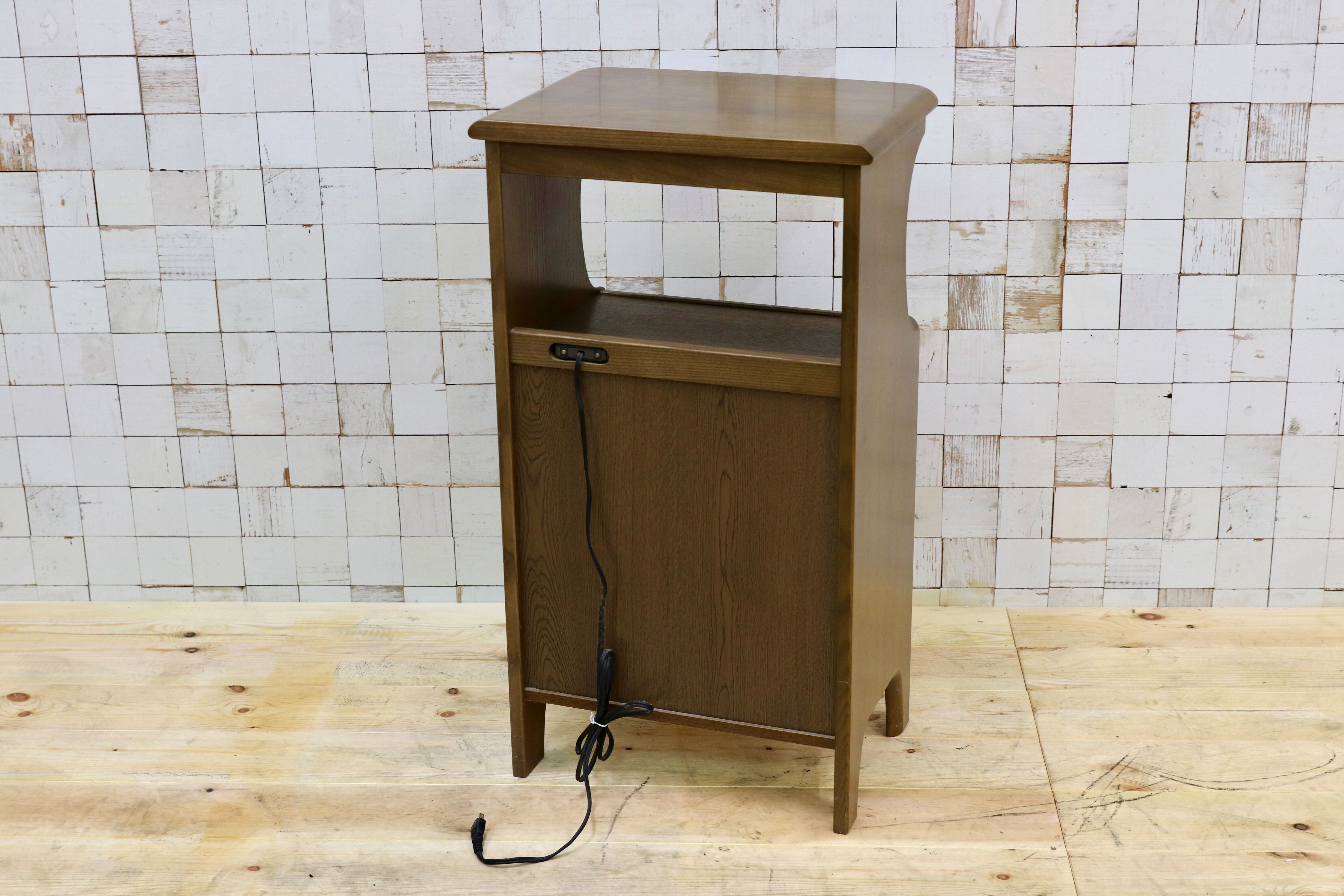 karimoku カリモク 電話台 ファックス台 コーナーキャビネット IZ 椅子