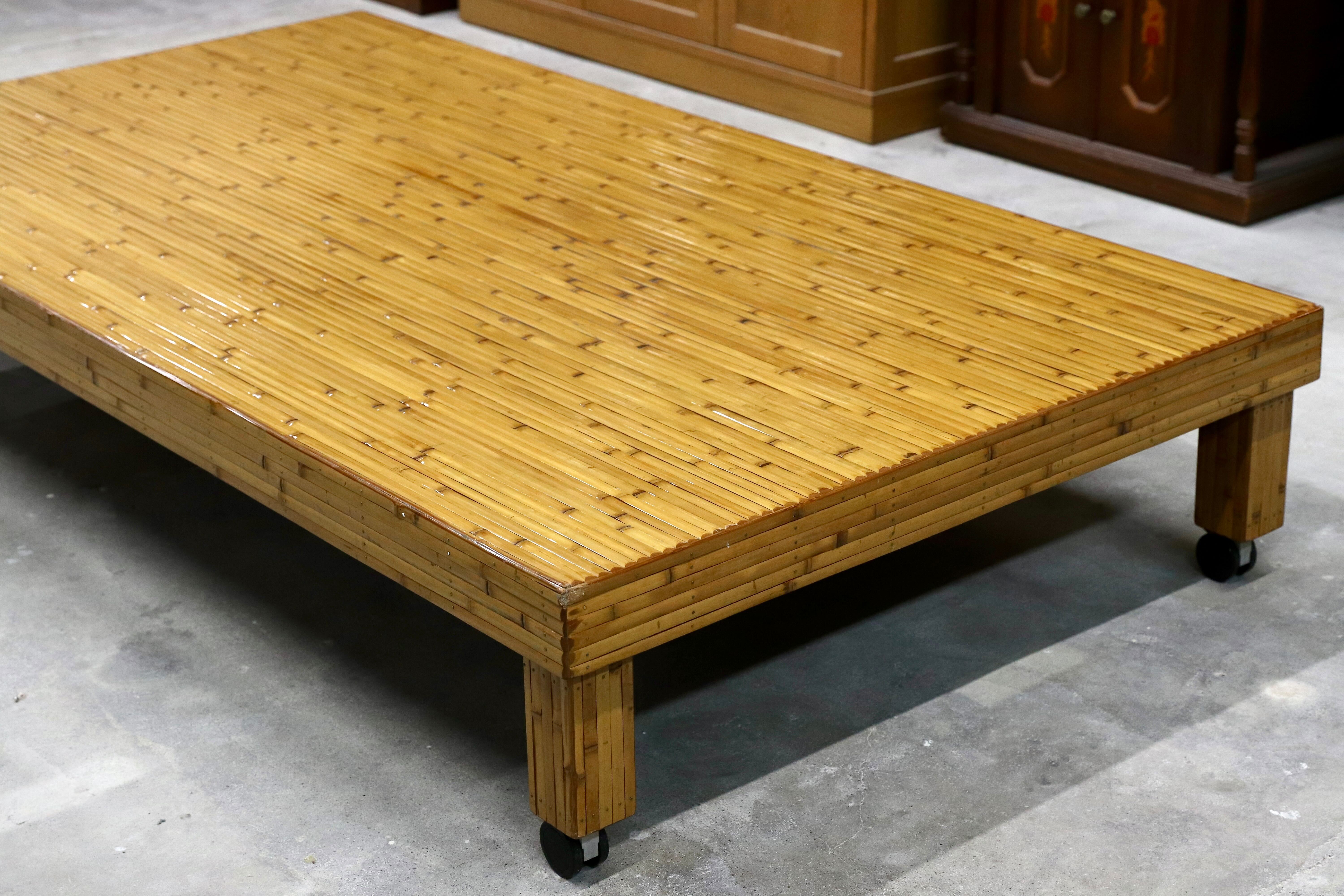 GMIS54○梅里竹芸 ローテーブル センターテーブル リビングテーブル