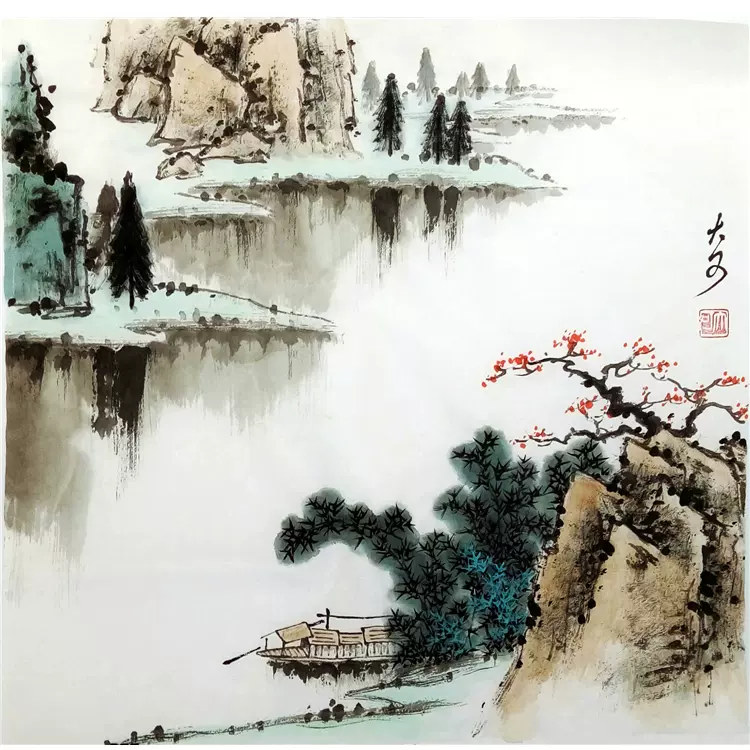 中国画 静物画 在銘 風景画 書画 漢詩 和紙 現代画 植物画 動物画