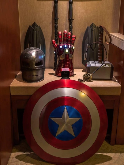 キャプテン.アメリカ シールド スタンド付 盾 直径60cm 金属製